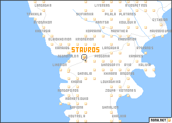 map of Stavrós