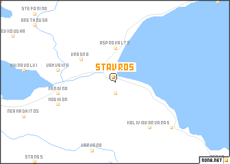 map of Stavrós