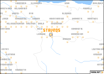 map of Stavrós