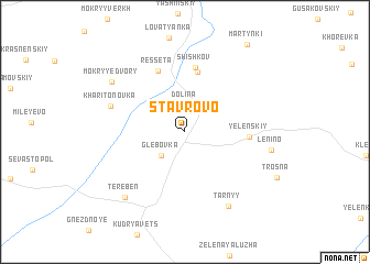 map of Stavrovo