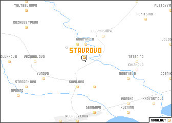 map of Stavrovo