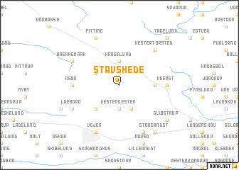 map of Stavshede