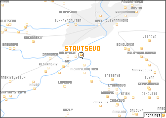map of Stavtsevo