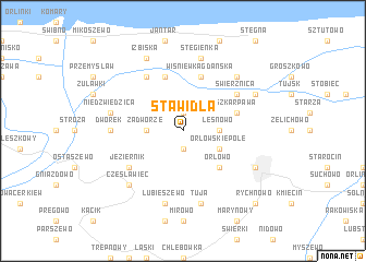 map of Stawidła