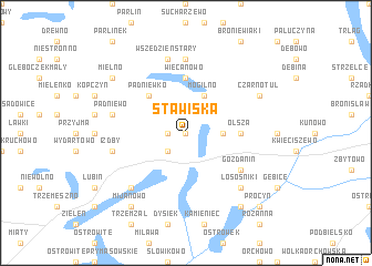 map of Stawiska