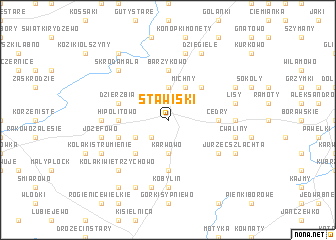 map of Stawiski