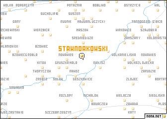 map of Staw Noakowski