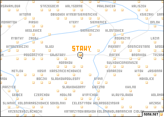 map of Stawy