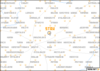 map of Staw