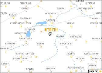 map of Stayki