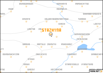 map of Stazhyna