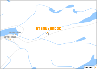 map of Steady Brook