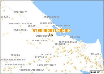 map of Steamboat Landing