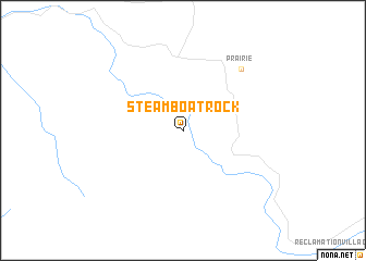 map of Steamboat Rock