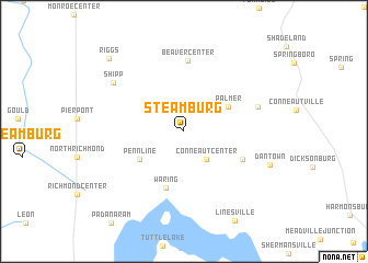 map of Steamburg