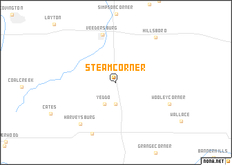 map of Steam Corner