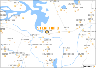 map of Ste. Antonio