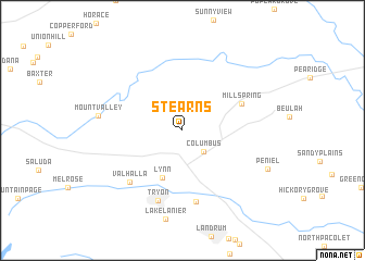 map of Stearns