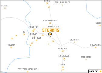 map of Stearns