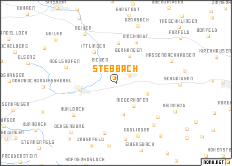 map of Stebbach