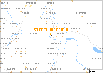 map of Stebėkiai Senieji