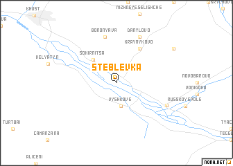 map of Steblëvka