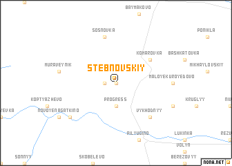 map of Stebnovskiy