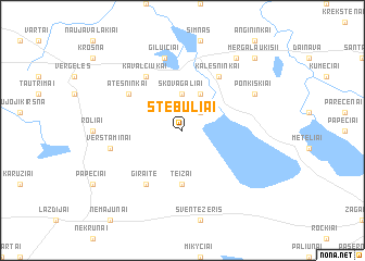 map of Stebuliai