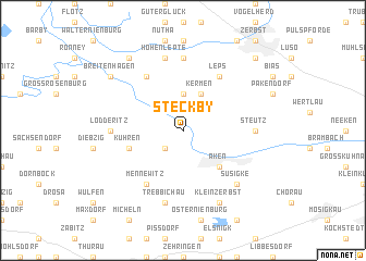 map of Steckby