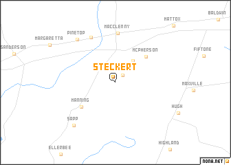 map of Steckert