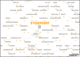 map of Stederdorf