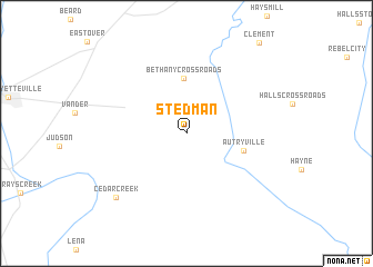map of Stedman