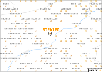 map of Stedten