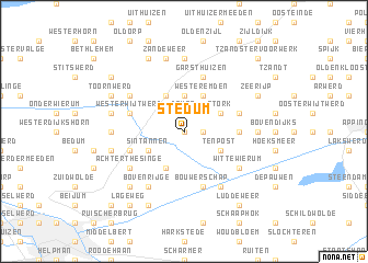 map of Stedum
