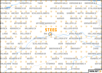 map of Steeg