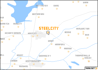 map of Steel City