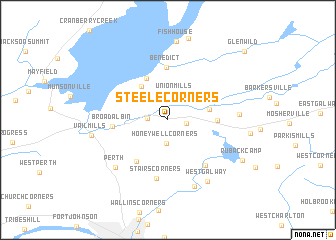 map of Steele Corners