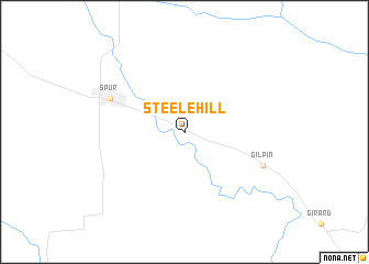 map of Steele Hill