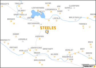 map of Steeles