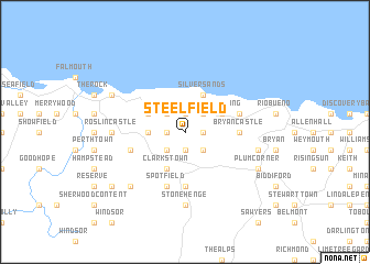 map of Steelfield