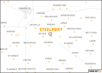 map of Steel Point