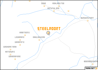 map of Steelpoort