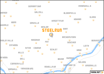 map of Steel Run