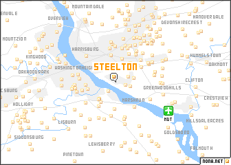 map of Steelton