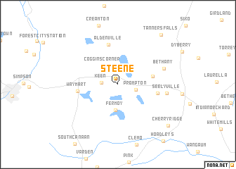 map of Steene