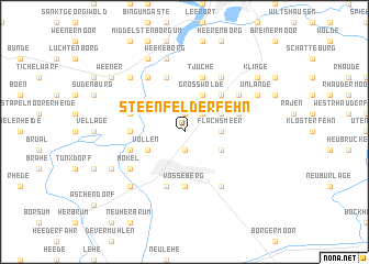 map of Steenfelderfehn