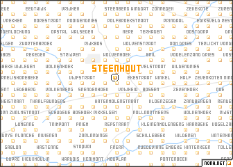 map of Steenhout