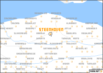 map of Steenhoven