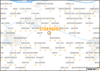 map of Steenoven