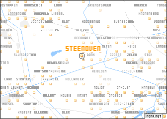 map of Steenoven